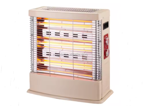 GP2202 Quartz Heater With 2 Faces Heating Portable Electric Infrared Quartz Infared Heaters Heating Home Room,Tubes 5 quartz tubes(3+2),